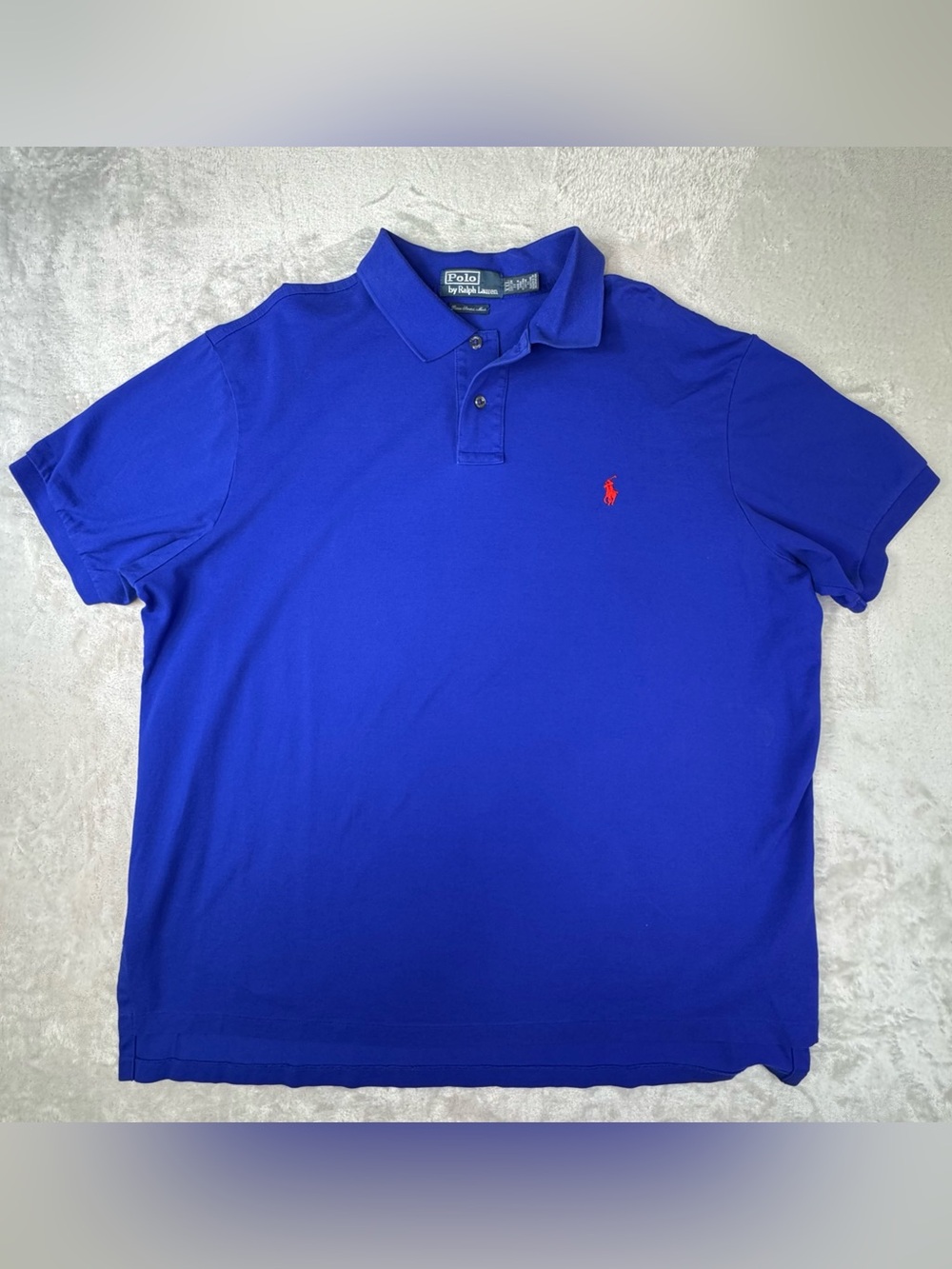 Polo Ralph Lauren Polo Shirt Men's Blue Cotton Polo Size XXL Like New